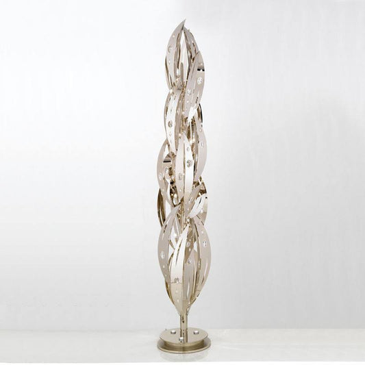 Crystal Palm Floor Lamp