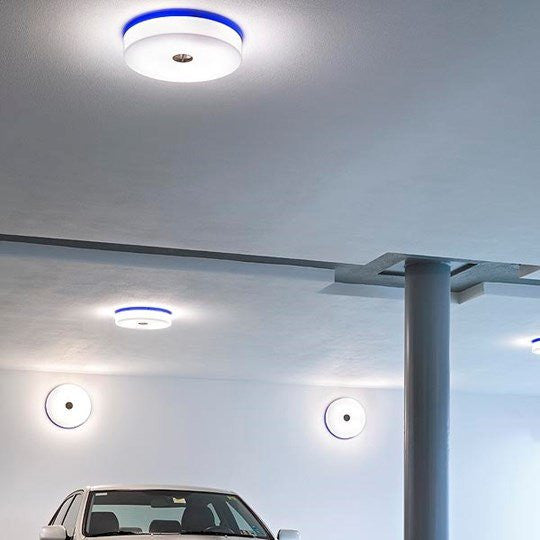 FLOS Button HL with Opal White Glass Wall or Ceiling Light - London Lighting - 5