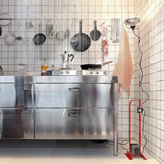 FLOS Toio Red Foor Lamp - London Lighting - 5