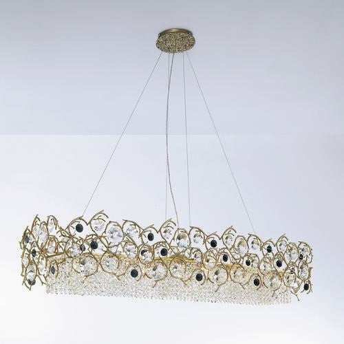 Serip Diamante 8 Lamp Bespoke Chandelier - London Lighting - 1