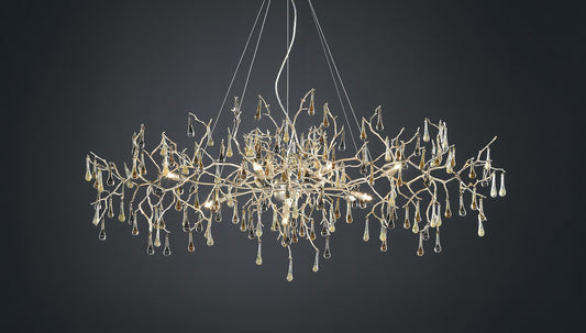 Serip Bijout 12 Lamp Bespoke Chandelier - London Lighting - 1