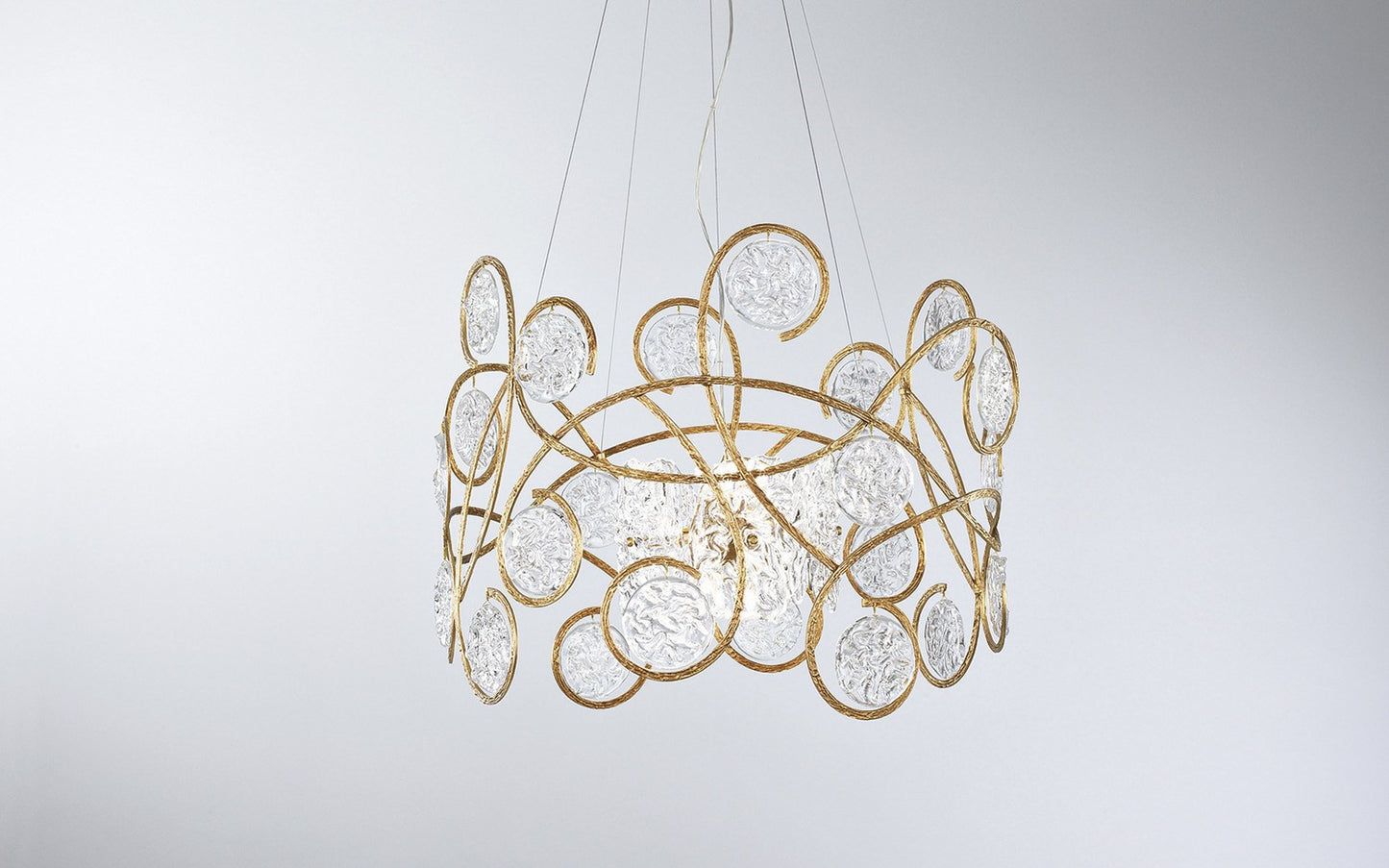 Serip Lines 11 Lamp Bespoke Chandelier - London Lighting - 1