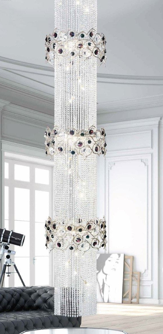 Serip Diamond 27 Lamp Bespoke Chandelier - London Lighting - 1