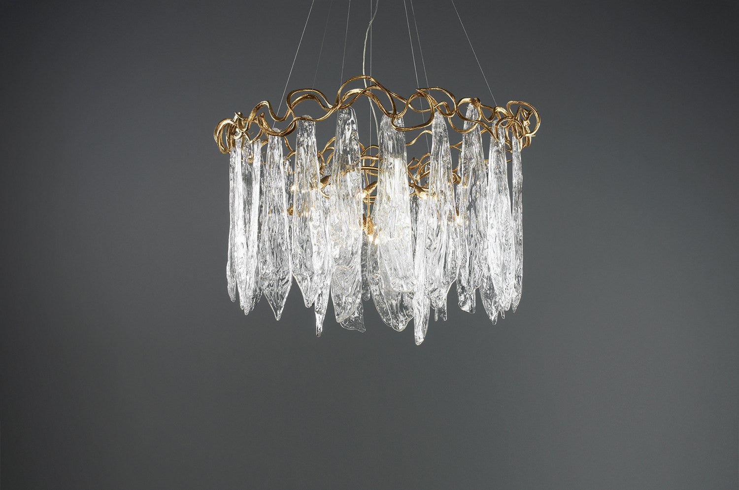 Serip Niagara 16 Round Lamp Bespoke Chandelier - London Lighting - 1