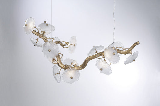 Serip Nenufar 12 Lamp Bespoke Chandelier - London Lighting - 1