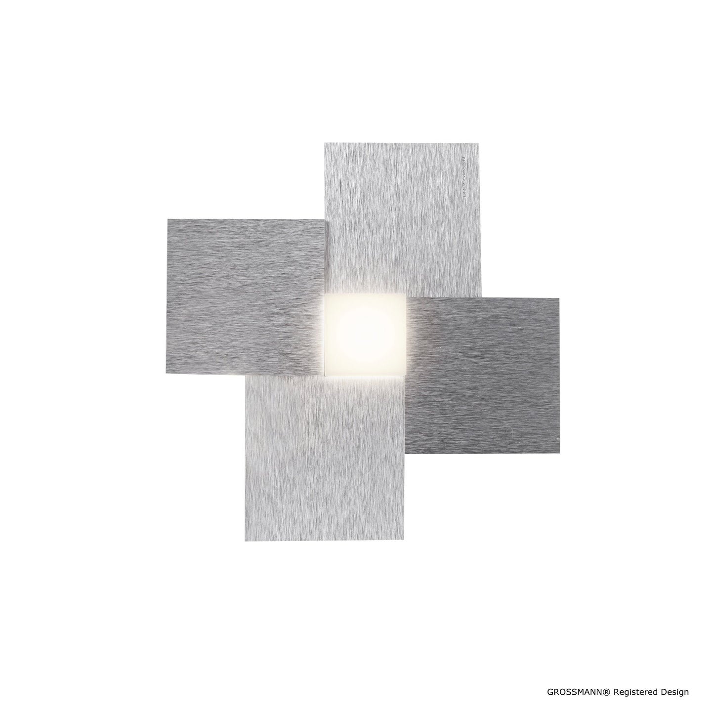 Grossmann CREO One Lamp Wall / Ceiling Light - Aluminium - ID 6730 - CLEARANCE