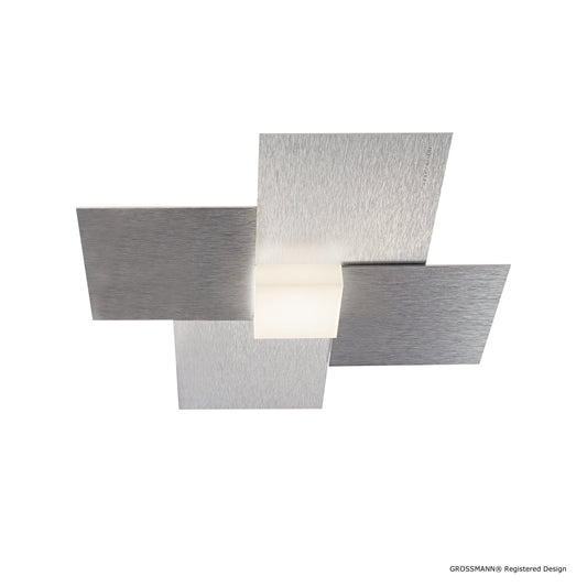 Grossmann CREO One Lamp Wall / Ceiling Light - Aluminium - ID 6730 - CLEARANCE