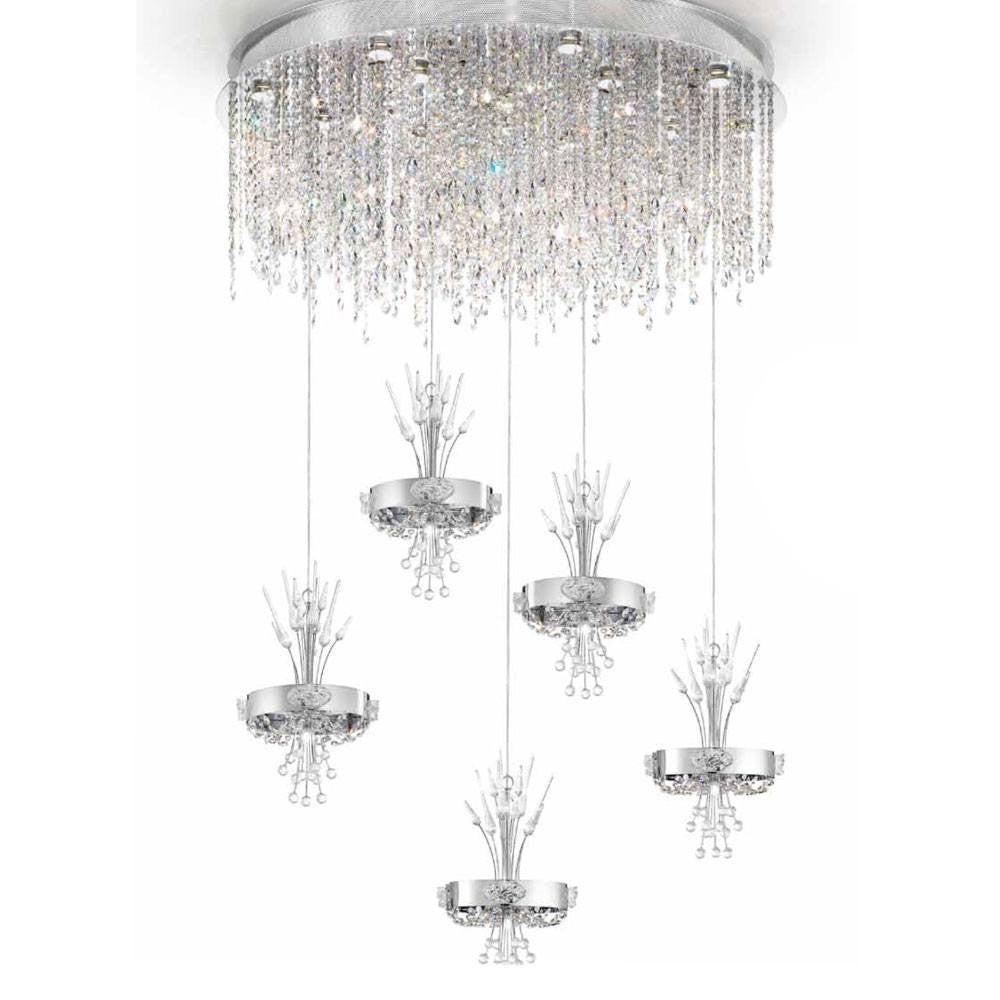 Elegance 19 Light Murano Glass Chandelier