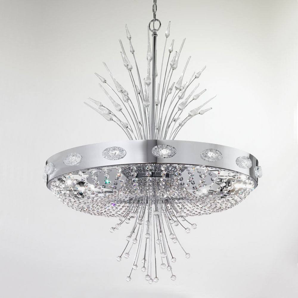 Elegance 15 Light Murano Glass Chandelier