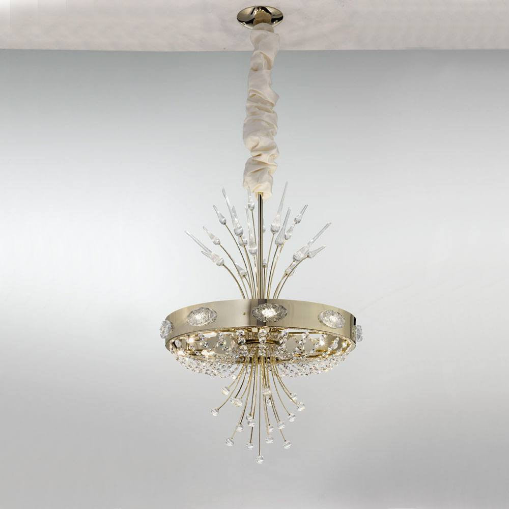 Elegance 15 Light Murano Glass Chandelier