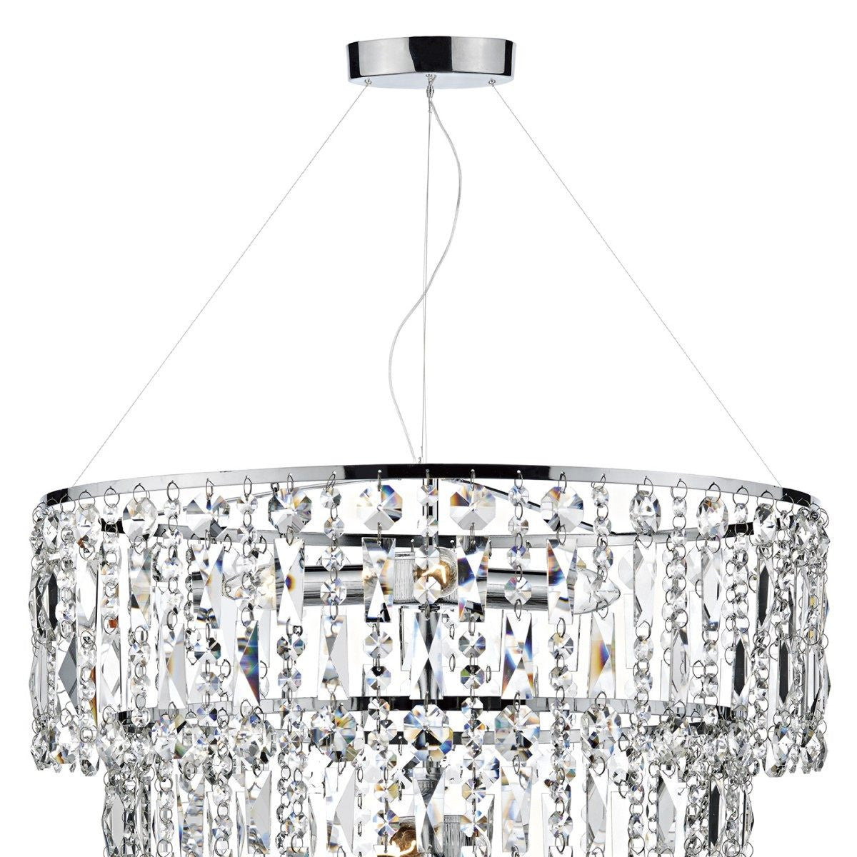 Escala Polished Chrome 6 Lights Pendant Light - London Lighting - 3