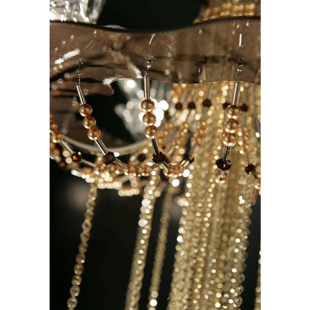 Exotic 9 Light Murano Glass Chandelier