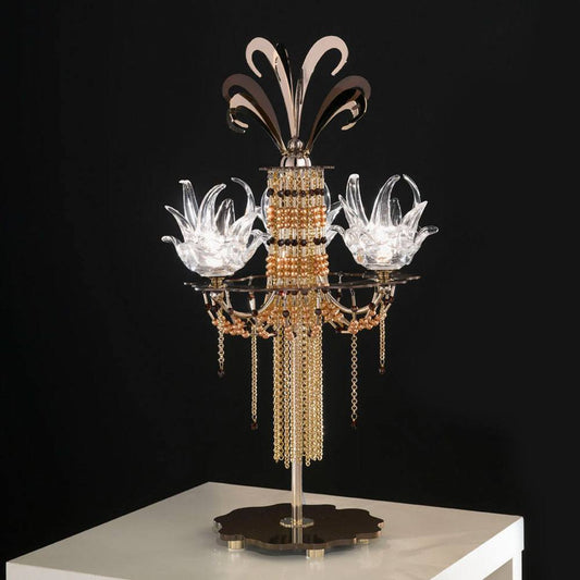 Exotic Murano Glass Table Lamp