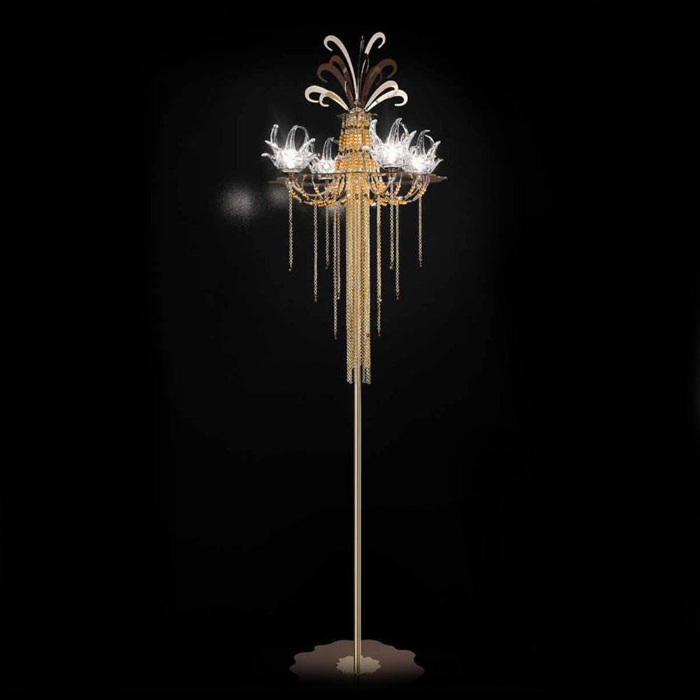 Exotic Murano Glass Floor Lamp