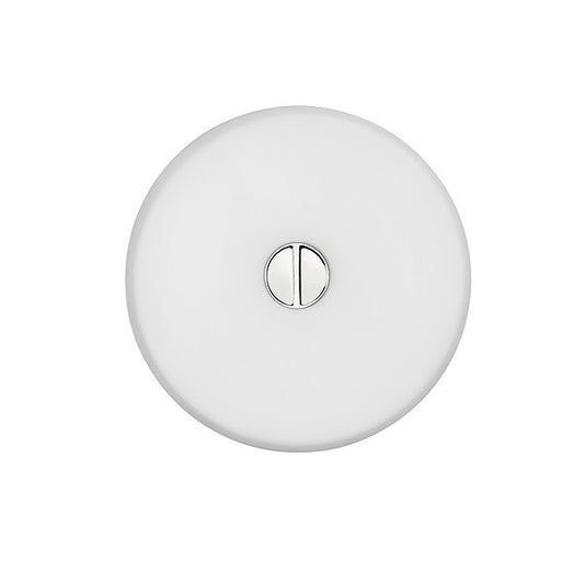 FLOS Mini Button + Glass Diffuser Wall or Ceiling Light - London Lighting - 1