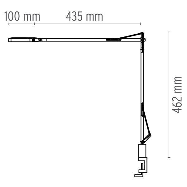 FLOS Kelvin LED Clamp 'Green Mode' Black - London Lighting - 2