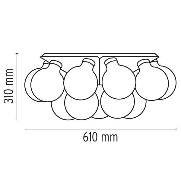 FLOS Taraxacum 88 C/W Polished Aluminium Wall or Ceiling Light - London Lighting - 2