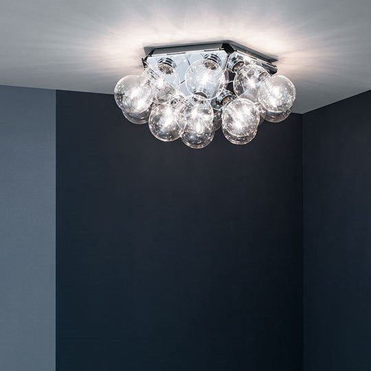 FLOS Taraxacum 88 C/W Polished Aluminium Wall or Ceiling Light - London Lighting - 4