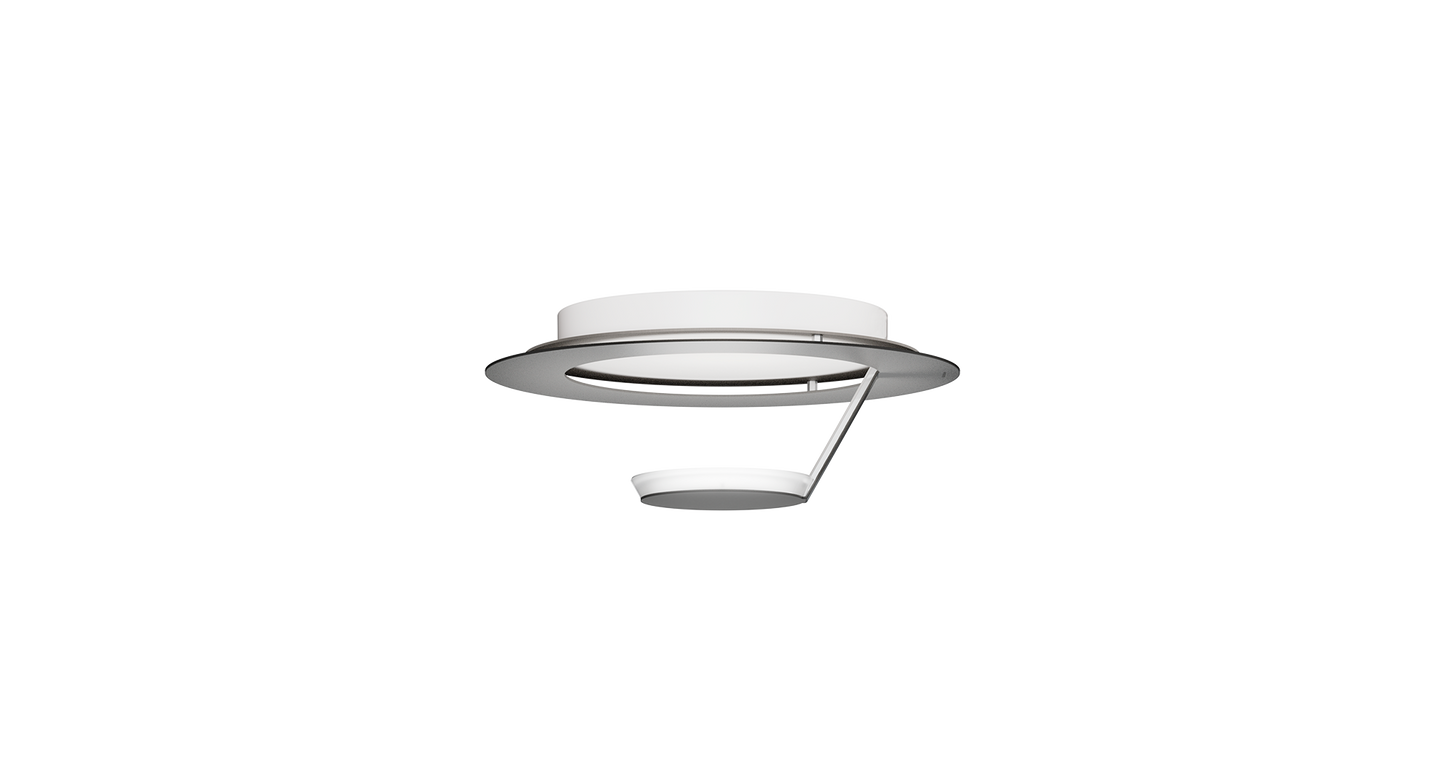 Grossmann FLAT Large Wall / Ceiling Light Grey-Silver-Grey CASAMBI - ID 11647 - EX Display