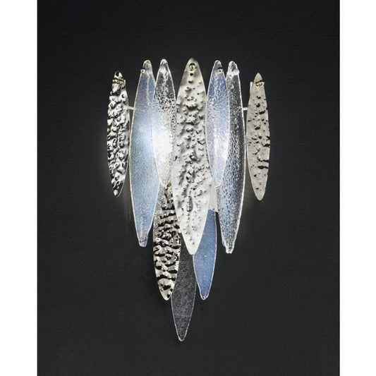 Ice Rain Small Murano Glass Wall Light