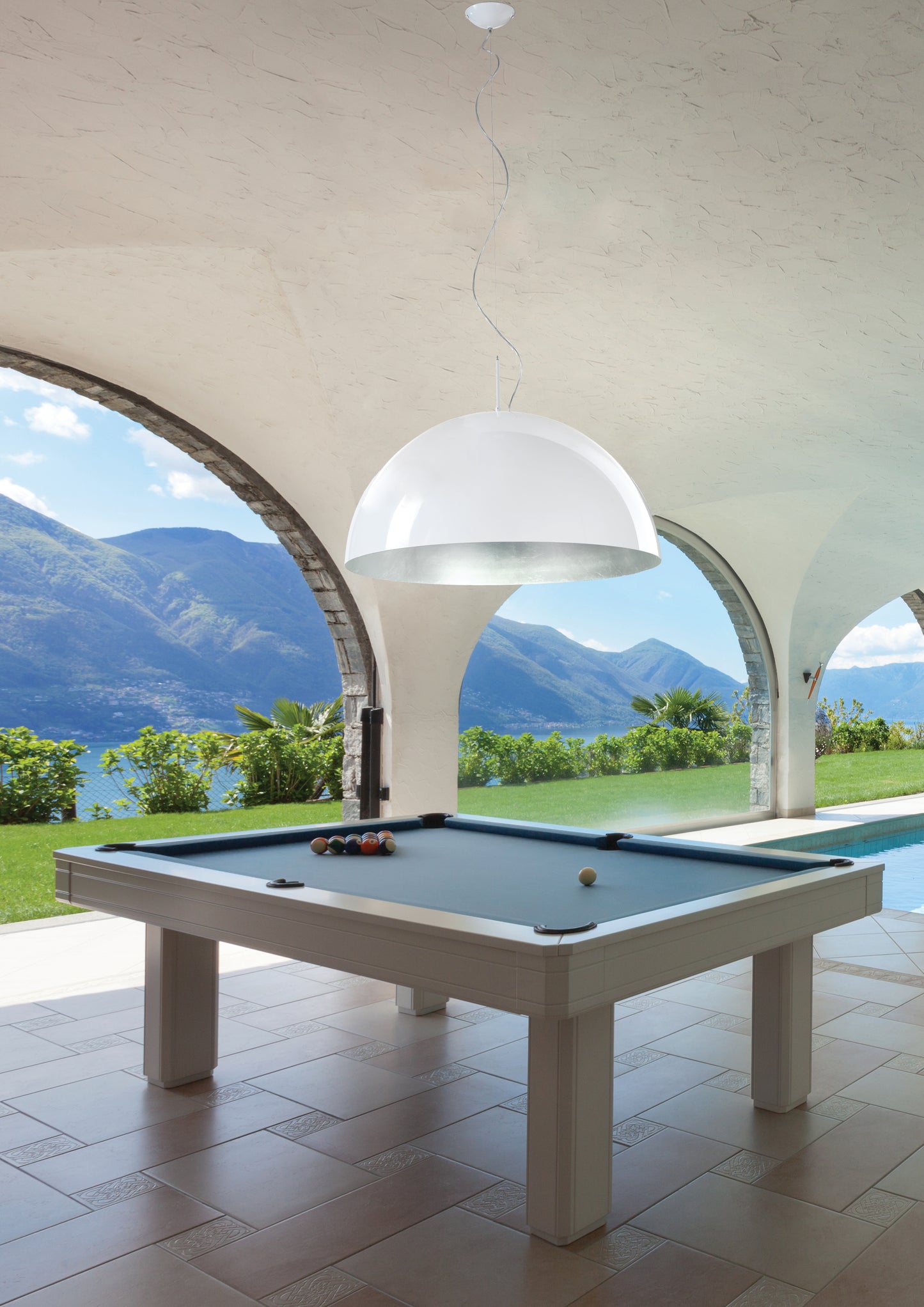 AMA Large 72cm Dome Single Pendant - Colour Options