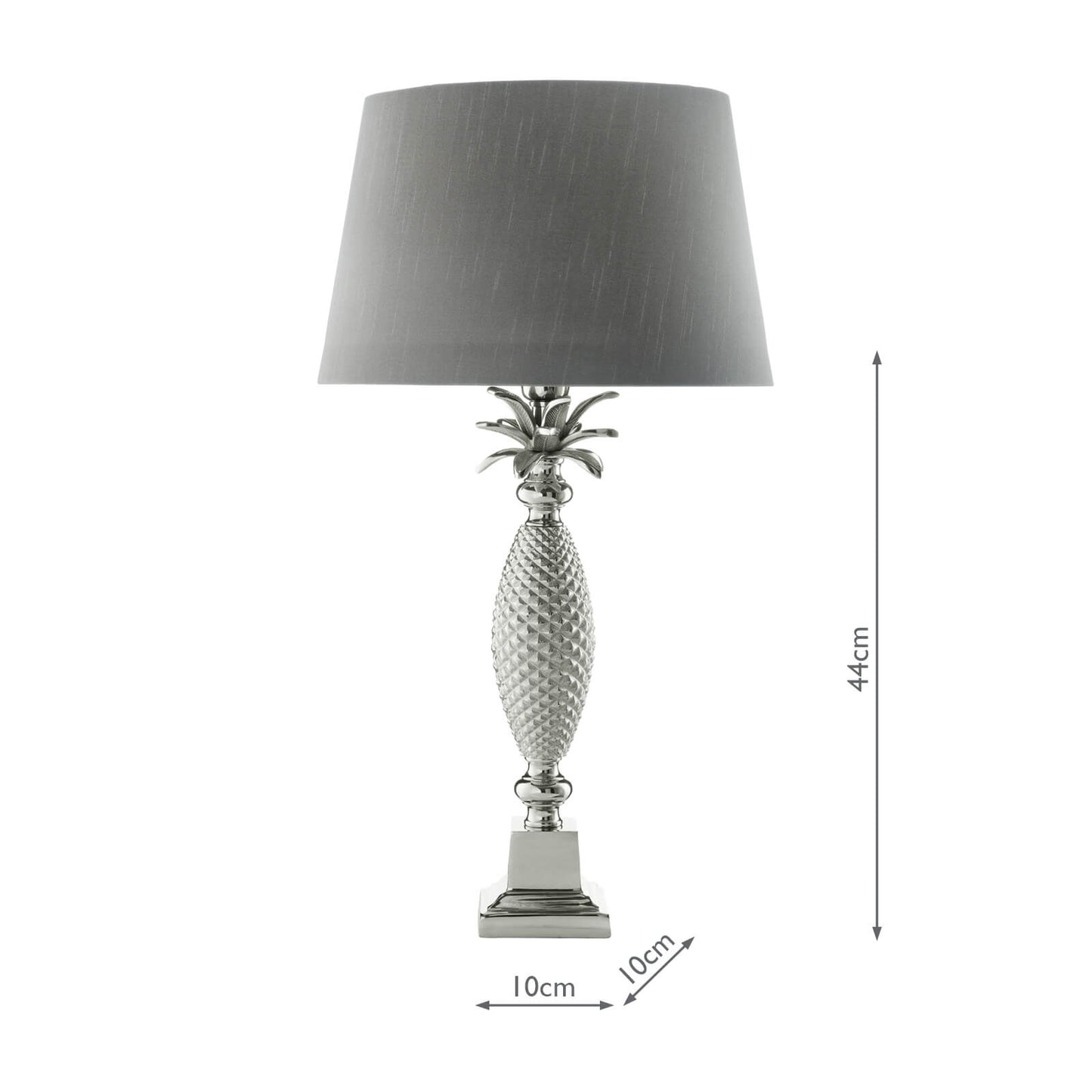 Tarbut Small Palm Tree Table Lamp In Nickel - ID 8699 discontinued