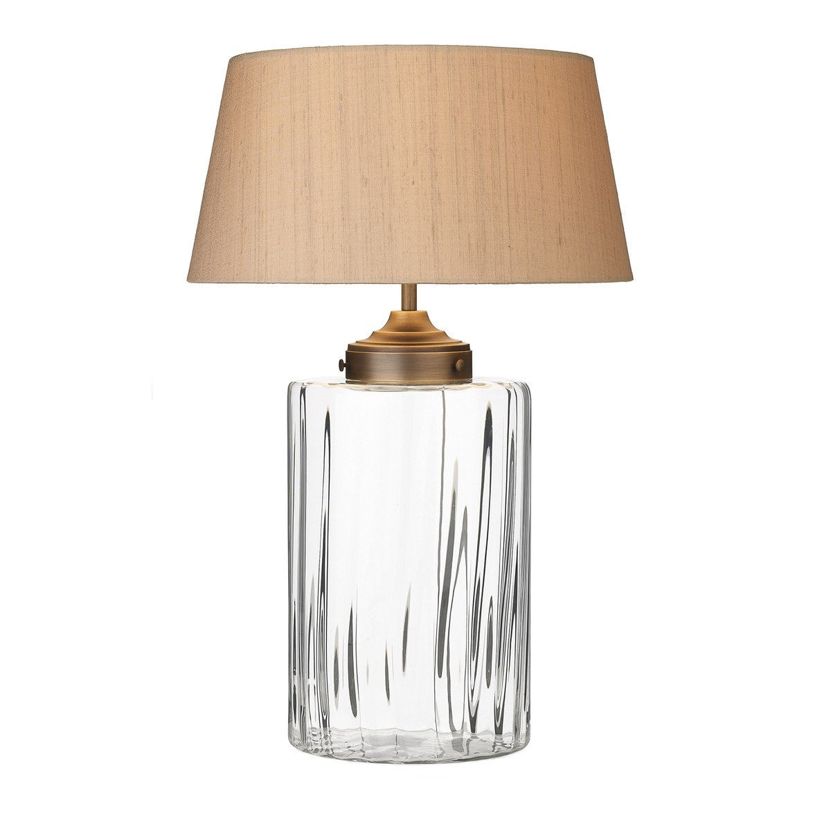 Kew Clear Glass Table Lamp - London Lighting - 1