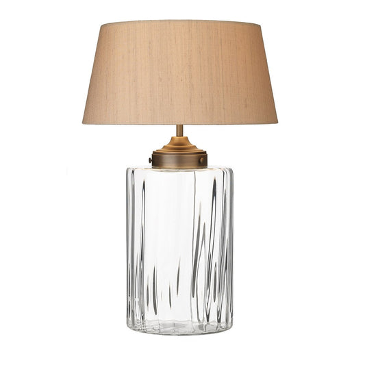 Kew Clear Glass Table Lamp - London Lighting - 1