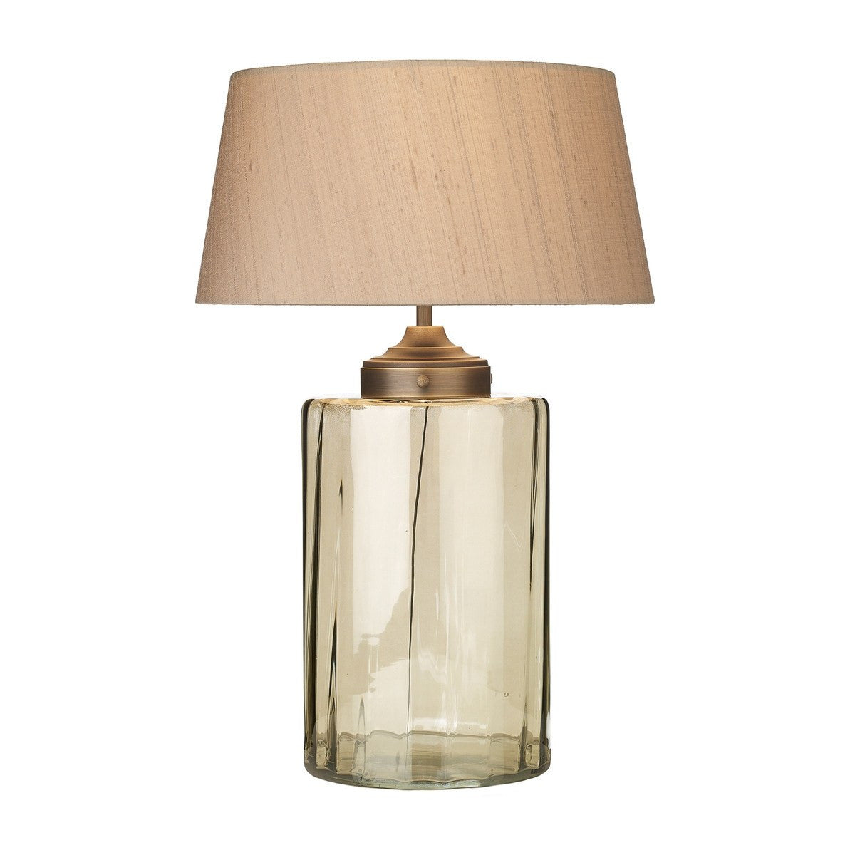 Kew Smoked Glass Table Lamp - London Lighting - 1