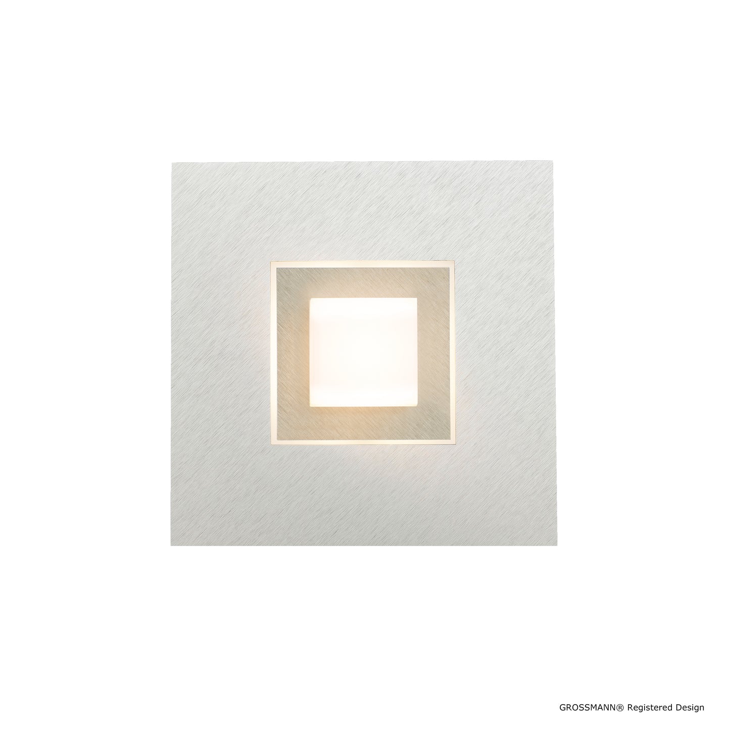 Grossmann KARREE Pearlescent One Lamp Wall / Ceiling Light - Colour Frame Options