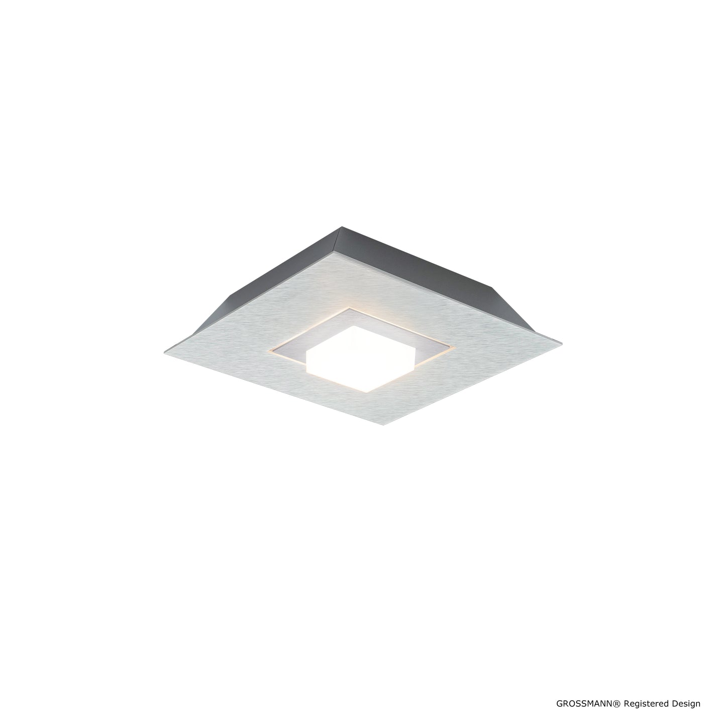 Grossmann KARREE Pearlescent One Lamp Wall / Ceiling Light - Colour Frame Options