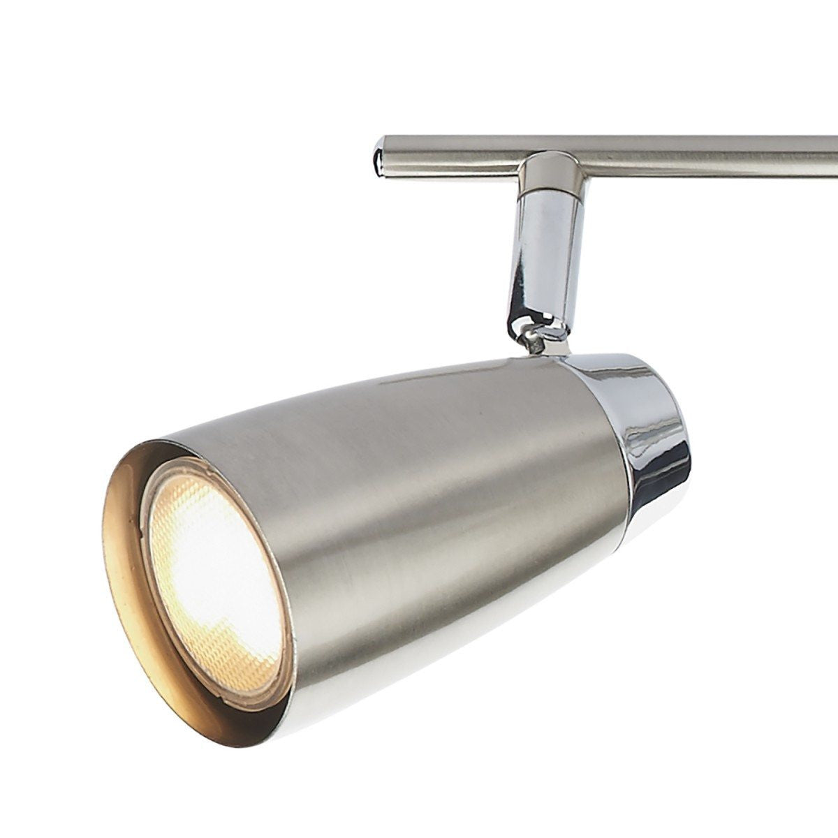 Loft Satin Chrome White 4 Lights Spotlight - London Lighting - 3