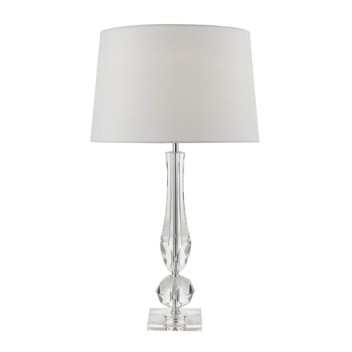 Macy Faux Silk Lined Shade Table Lamp - London Lighting - 1