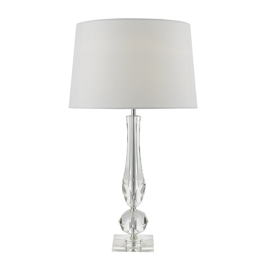 Macy Faux Silk Lined Shade Table Lamp - London Lighting - 1