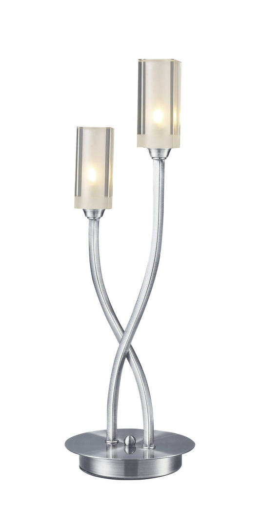 Morgan Satin Chrome Table Lamp - London Lighting - 1