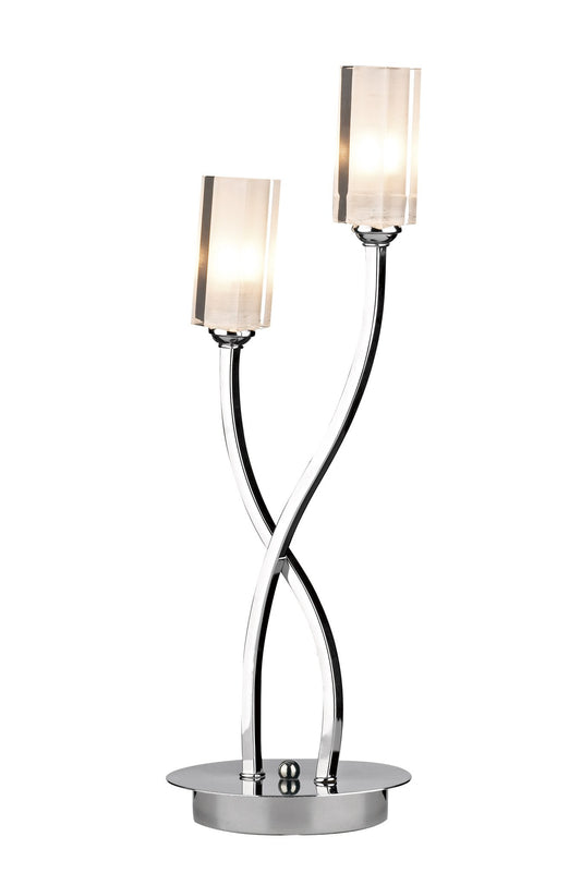 Morgan Polished Chrome Table Lamp - London Lighting - 1