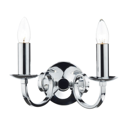 Murray Chrome Wall Light - London Lighting - 1