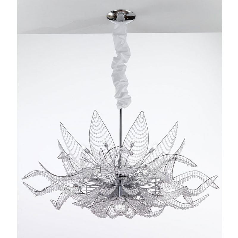 Ninfea 19 Light Murano Glass Chandelier