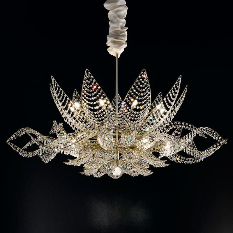 Ninfea 19 Light Murano Glass Chandelier