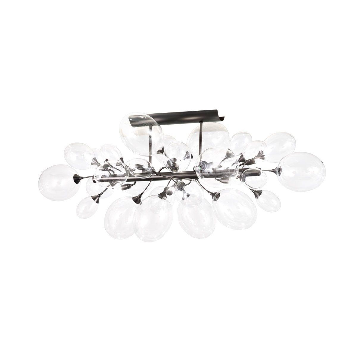 Ballon Bespoke Italian 8 Lamp Semi-Flush with Blown Glass - Colour Options - ID 2054