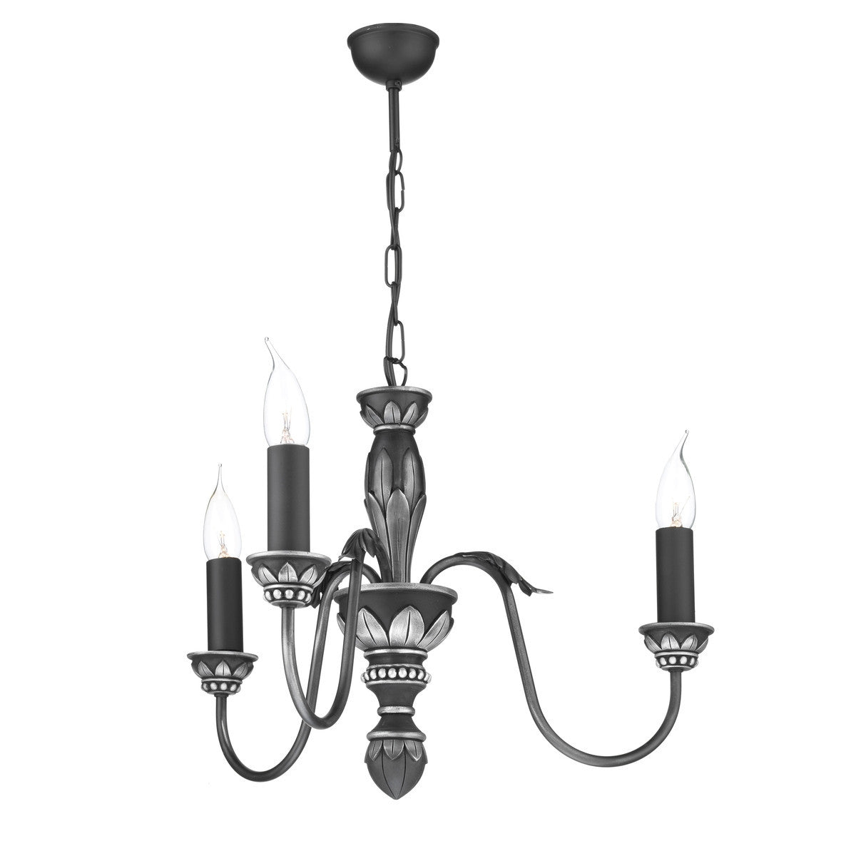 Oxford Antique Pewter 3 Lights Pendant Light - London Lighting - 1