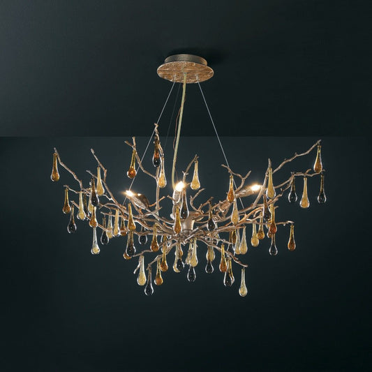 Serip Bijout 6 Lamp Bespoke Chandelier - London Lighting - 1