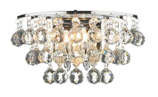 Pluto Chrome Wall Light - London Lighting - 1