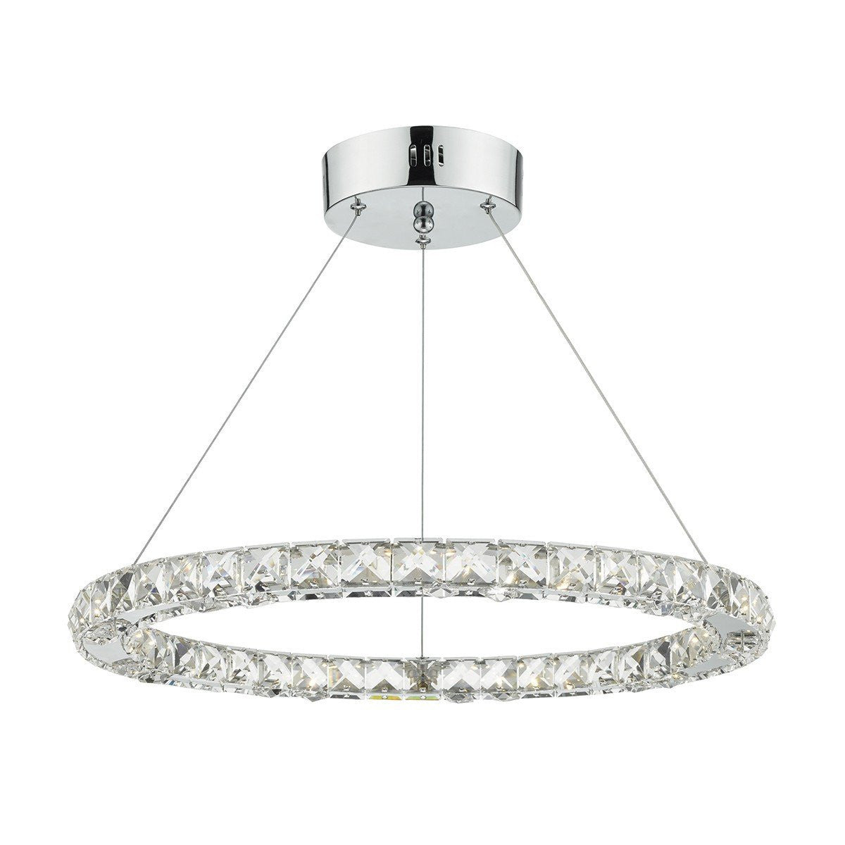 Roma LED Crystal Pendant - London Lighting - 1