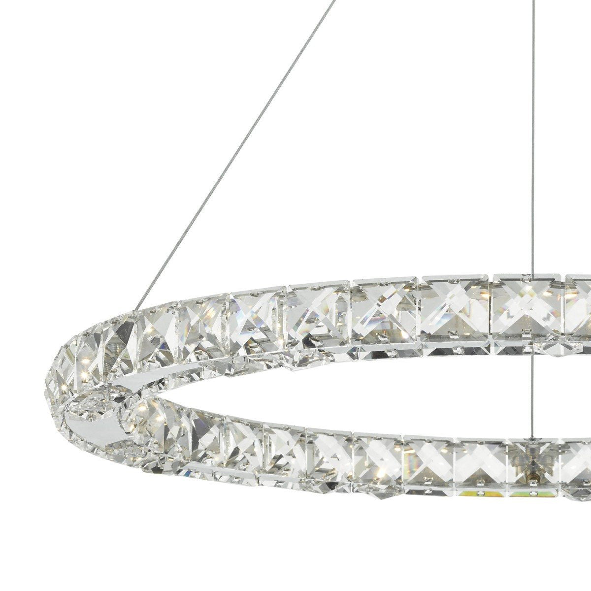 Roma LED Crystal Pendant - London Lighting - 2