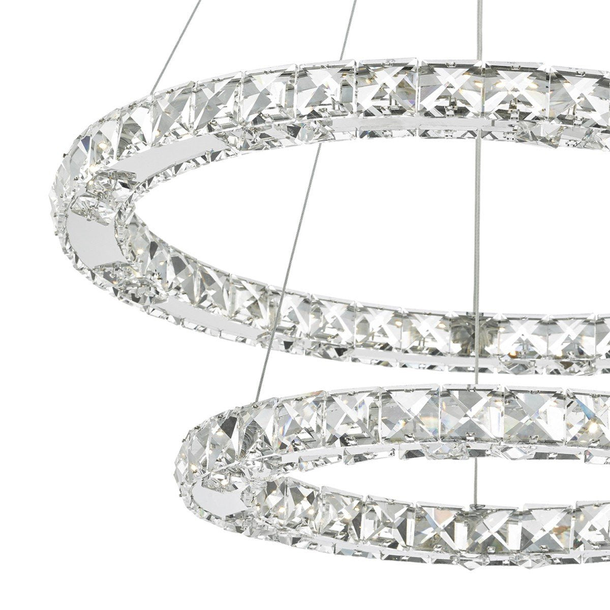 Roma LED Chrome Dimmable Pendant - London Lighting - 2