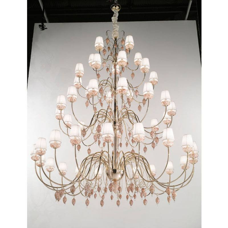 Royal Gala Murano Glass 50 Light Chandelier