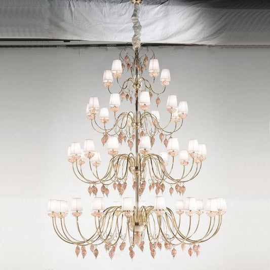 Royal Gala Murano Glass 50 Light Chandelier