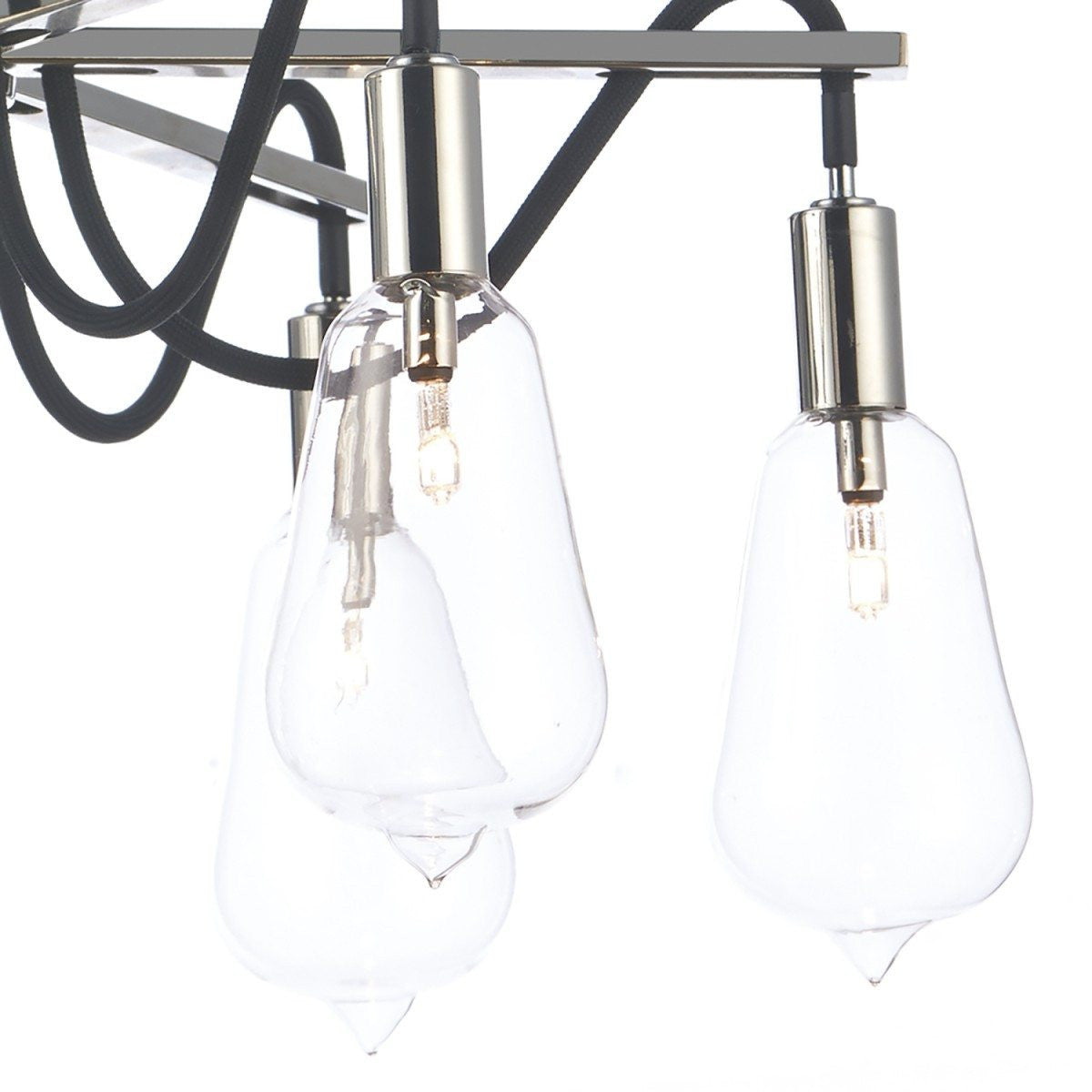 Scroll 6 Lights Semi-Flush - London Lighting - 5