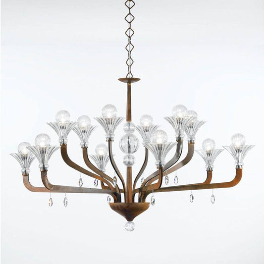 Supreme 2 Tier 12 Light Chandelier